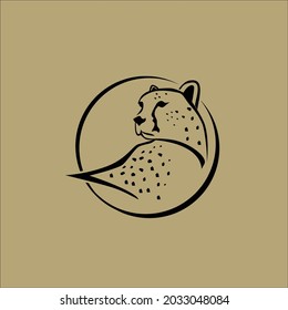 Imagen vectorial con el logotipo de Cricle Chetah
