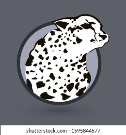 Cheetah Emblem Stylized vector illustration.