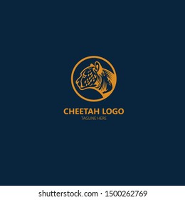 Cheetah Face Logo Design Concept