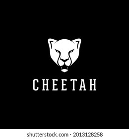 cheetah face mascot logo vrctor illustration