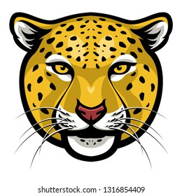 Cheetah face vector