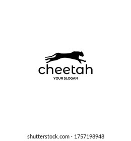 Cheetah Fast Logo Design Vector