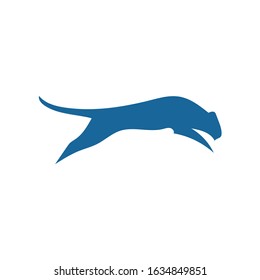 Cheetah Fast Run Vector Illustration