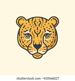 Ilustración de la cabeza de Cheetah
