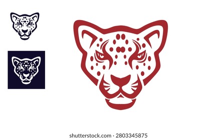 CHEETAH HEAD SIMPLE AND