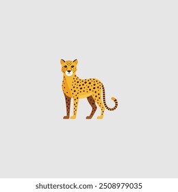 cheetah icon logo vector illustation