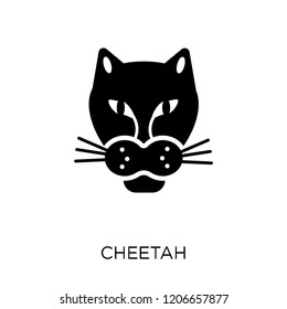 Cheetah icon. Cheetah symbol design from Animals collection. Simple element vector illustration on white background.