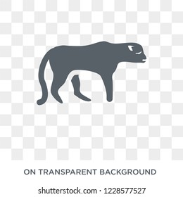 Cheetah icon. Trendy flat vector Cheetah icon on transparent background from animals collection. 