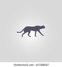 cheetah icon. wild animal