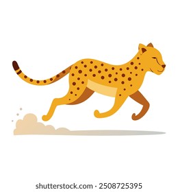 cheetah illustration design vector art