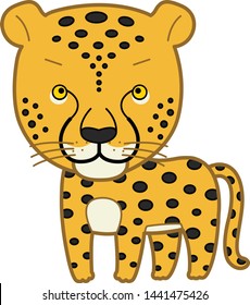 The cheetah is a large cat of the subfamily Felinae that occurs in North, Southern and East Africa, and a few localities in Iran.