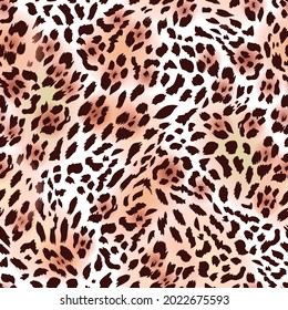 Cheetah leopard big cat texture pattern 3. Vector illustration