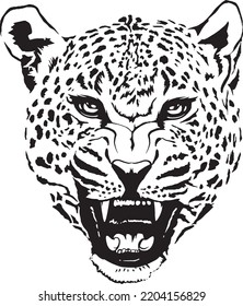 Cheetah leopard head  print SVG file | leopard face | leopard face SVG | animal clipart | Instant Download fo circuit svg