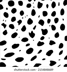 Cheetah, Leopard or Jaguar (Big Cat Family) Motifs Pattern. Animal Print-Series. Vector Illustration  