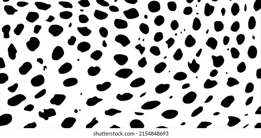 Cheetah, Leopard or Jaguar (Big Cat Family) Motifs Pattern. Animal Print-Series. Vector Illustration