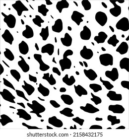 Cheetah, Leopard or Jaguar (Big Cat Family) Motifs Pattern. Animal Print-Series. Vector Illustration  