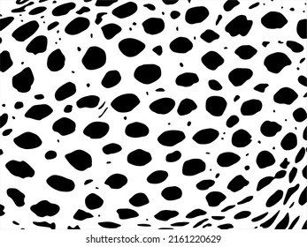 Cheetah, Leopard or Jaguar (Big Cat Family) Motifs Pattern. Animal Print-Series. Vector Illustration 