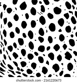Cheetah, Leopard or Jaguar (Big Cat Family) Motifs Pattern. Animal Print-Series. Vector Illustration 