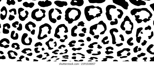 Cheetah, Leopard or Jaguar (Big Cat Family) Motifs Pattern. Animal Print-Series. Vector Illustration  