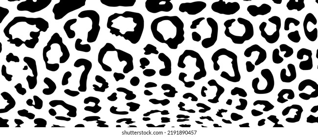 Cheetah, Leopard or Jaguar (Big Cat Family) Motifs Pattern. Animal Print-Series. Vector Illustration  