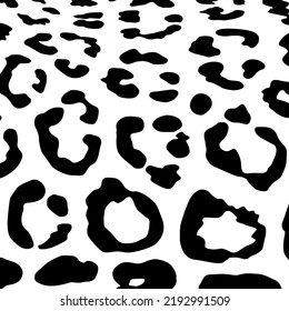 Cheetah, Leopard or Jaguar (Big Cat Family) Motifs Pattern. Animal Print-Series. Vector Illustration  