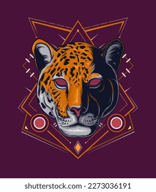 Cheetah leopard jaguar full colored