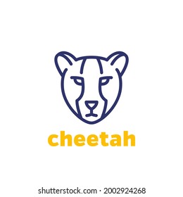 Cheetah-Logo, Tier-Gesichtssymbol