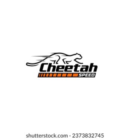 Cheetah logo design. Vector illustration of abstract Cheetah shape. modern logo design vector icon template