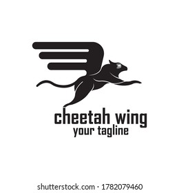 cheetah logo element vector illustration
