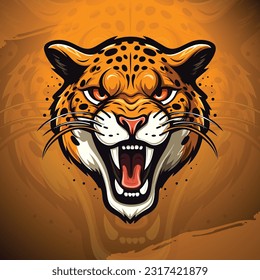 Illustration des Cheetah-Logos: Die perfekte Vektorgrafik für Sport- und E-Sports-Teams