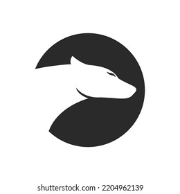 Cheetah logo illustration vector flat design