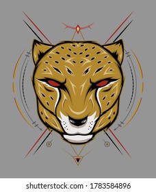 Logo de Cheetah para diseño de mascota