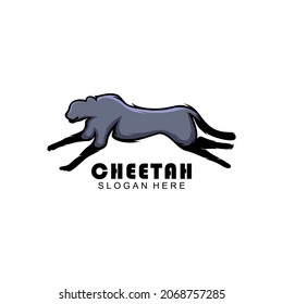 Cheetah logo template design vector