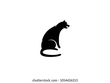 Cheetah logo template vector icon illustration design