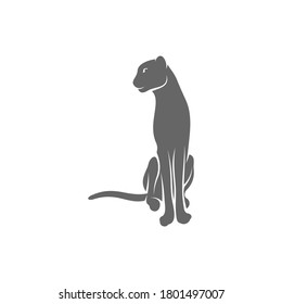 Cheetah logo template vector illustration