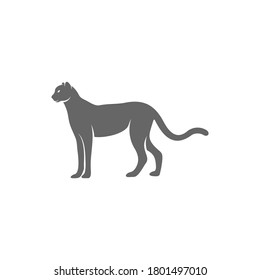 Cheetah logo template vector illustration