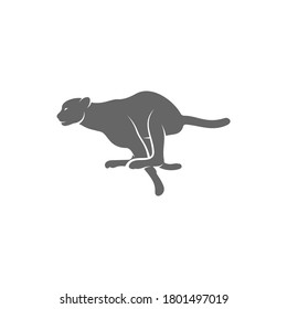 Cheetah logo template vector illustration