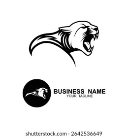 design de ícone de vetor de logotipo de chita. Logotipo simples de chita este logotipo Adequado para sua marca de negócios.