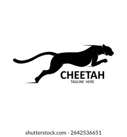 cheetah logo vector icon design. Simple cheetah logo this logo Suitable for your business brand.