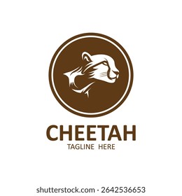 design de ícone de vetor de logotipo de chita. Logotipo simples de chita este logotipo Adequado para sua marca de negócios.