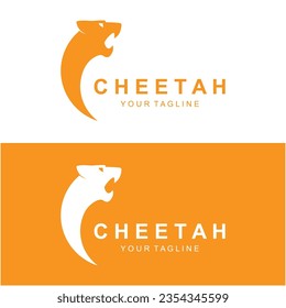 Cheetah Logo, Vektorsymbol-Design