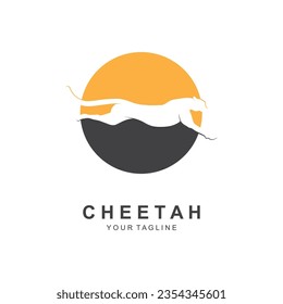 Cheetah Logo, Vektorsymbol-Design
