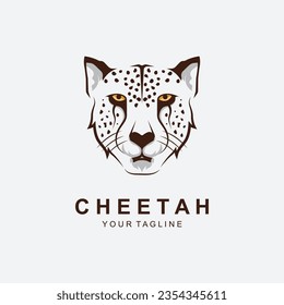 diseño de iconos de vectores de logotipo de cheetah