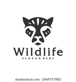 Cheetah logo vector template, Creative Cheetah head logo design concepts