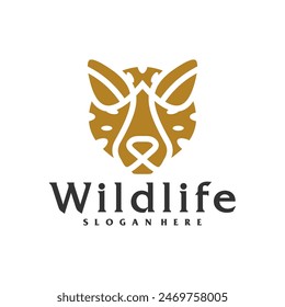 Cheetah logo vector template, Creative Cheetah head logo design concepts