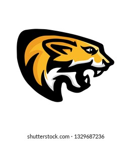 Cheetah Mascot Logo Design Stock Vector (Royalty Free) 1329687236 ...