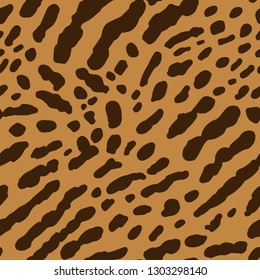 Cheetah or ocelot seamless pattern. Seamless animal print