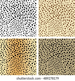 Cheetah pattern. Black and color