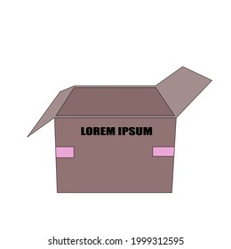 cheetah in pink color flat style. Trend illustration.