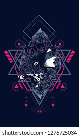 cheetah and the queen sacred geometry